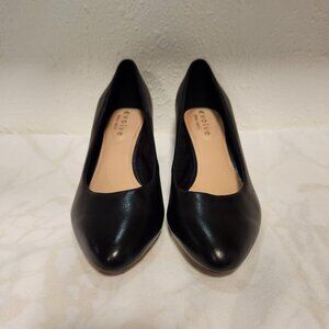 Easy‎ Spirit Women's Size 6.5W Black Evolve Robin Pump Slip On Block Heel